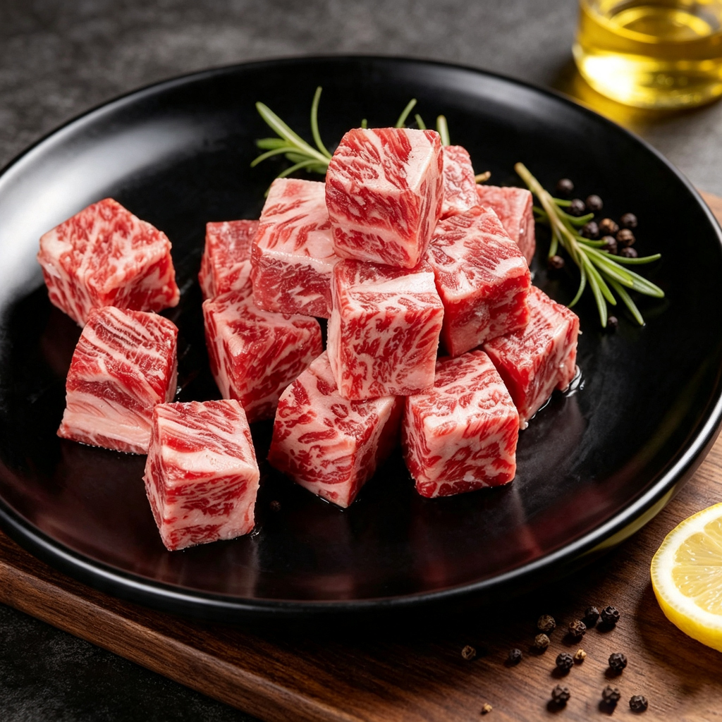 Australian Grain-Fed Original Cut Snowflake Beef Cubes